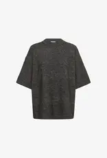 KAFFE Pullover - KAbarbara - donker grijs  melange