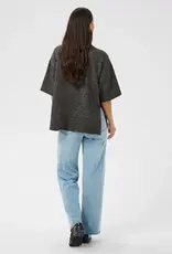 KAFFE Pullover - Kabarbara - donker grijs  melang
