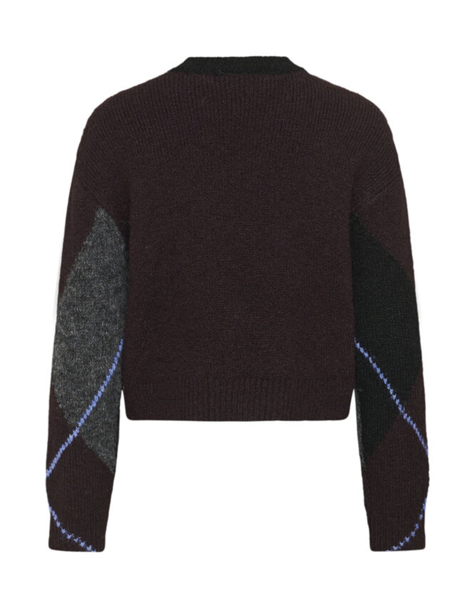 KAFFE Pullover - KAgrith - zwart grijs