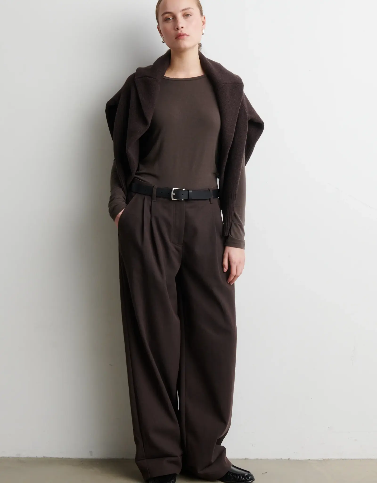 Second Female Broek - Clarsie Trousers - Demitasse