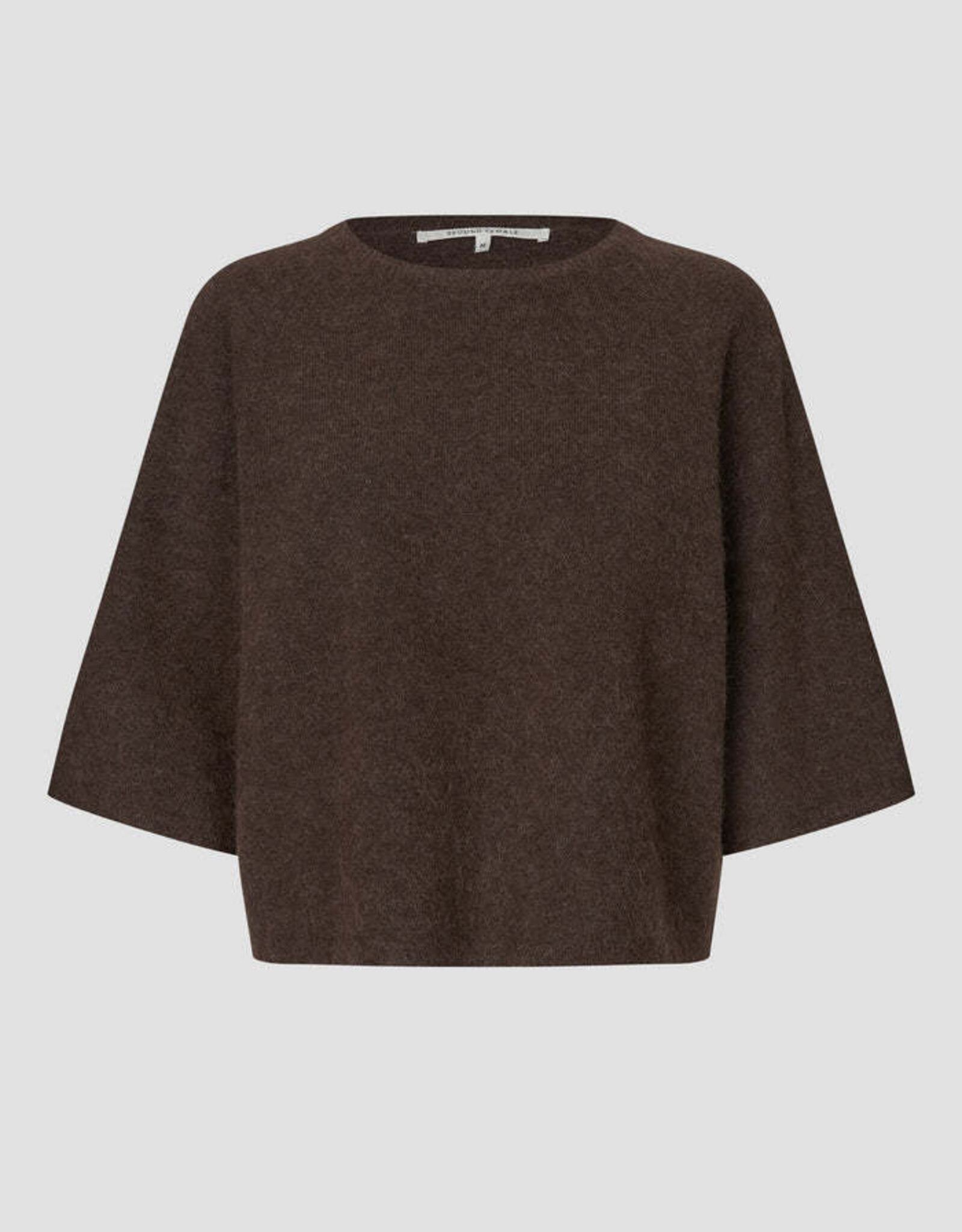 Second Female Pullover -  Gabby Knit SS O-Neck - bruin