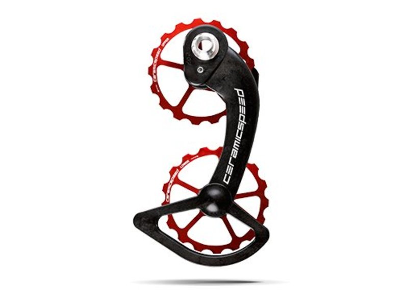 ceramicspeed Oversized Schaltungsrädchen Shimano, Standard, rot