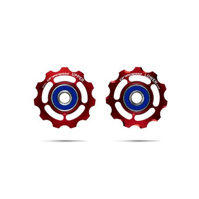 ceramicspeed Schaltungsrädchen, SRAM 9+10-fach, Alu, rot