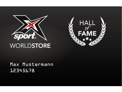 X-SPORT® WORLDSTORE "HALL of FAME" Card