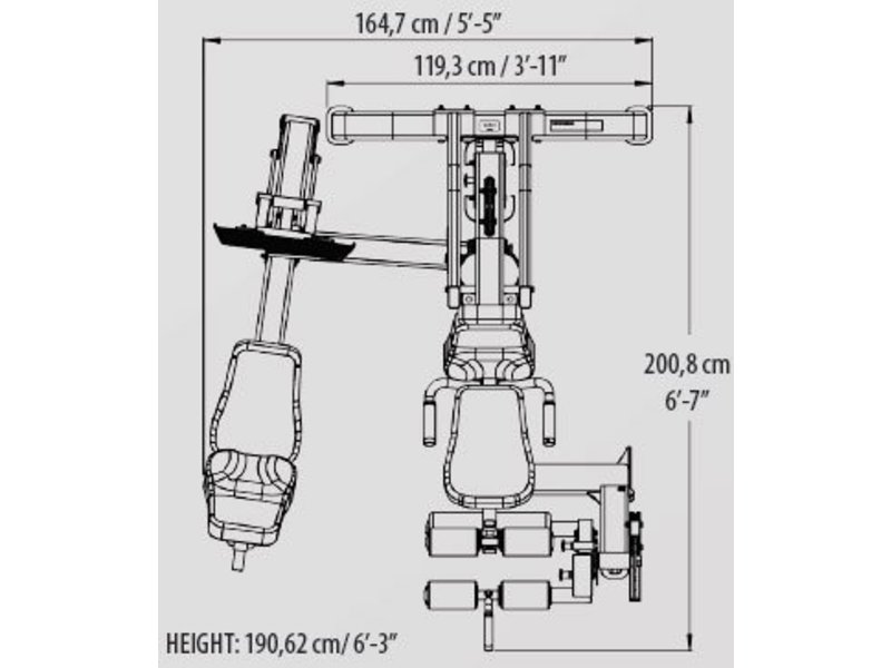 Tunturi Beinpresse PLATINUM