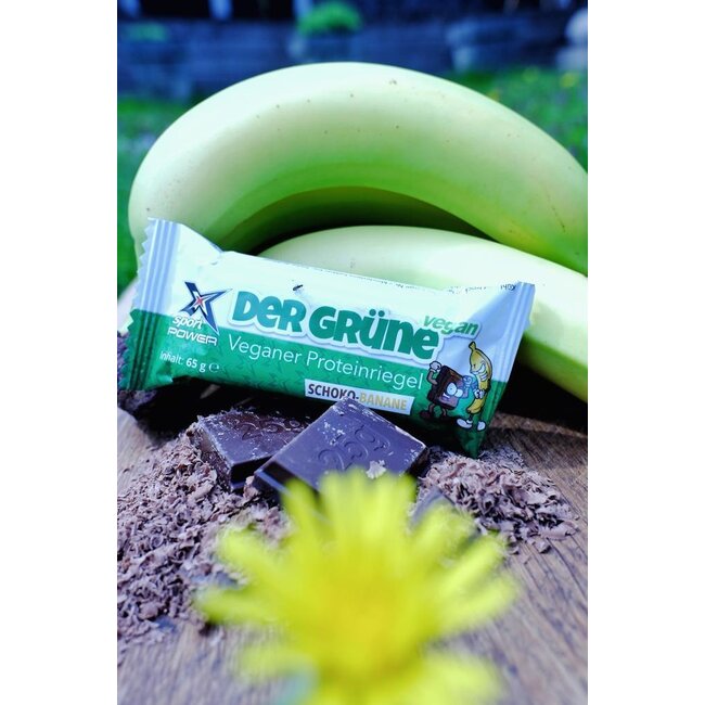 X-Sport® POWER DER GRÜNE Veganer  Proteinriegel "Schoko-Banane"