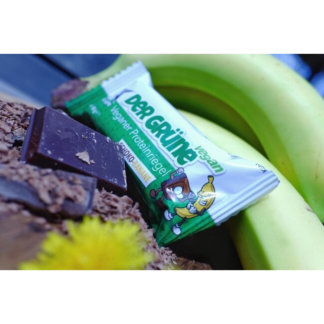 X-Sport® POWER DER GRÜNE Veganer  Proteinriegel "Schoko-Banane"