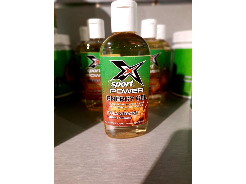 X-Sport® POWER energy Gel COLA/ZITRONE NEU !!!