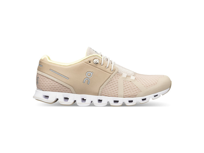 On Running ON Laufschuh Cloud Damen Sand/Pearl Black/White