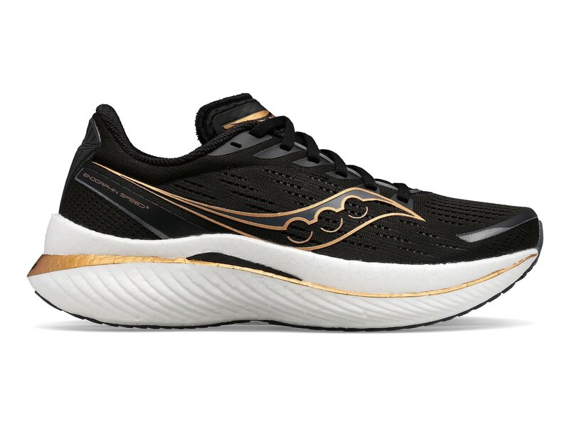 Saucony Endorphin Speed3 Herren Hellblau Schwarz Gold