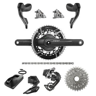 SRAM RED AXS 2x12 Gruppe - Powermeter 48/35 Zähne