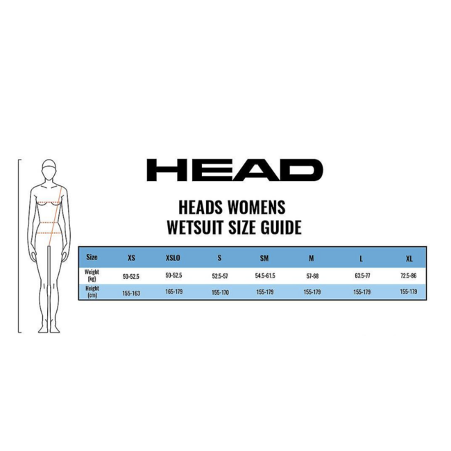 Head Tricomp Skin Damen Neoprenanzug