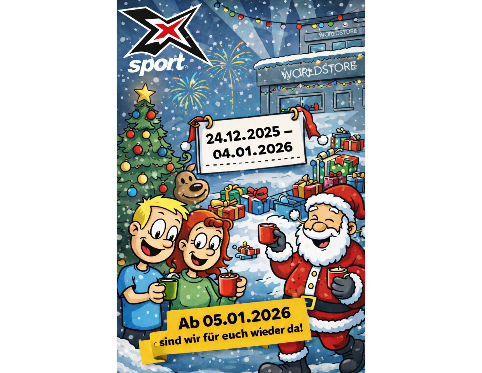 Sonderöffnungszeiten über Weihnachten