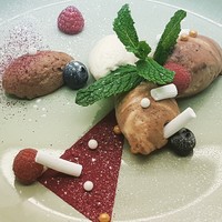 Gemarmerde chocolademousse