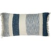 Berber grainy blue cushion