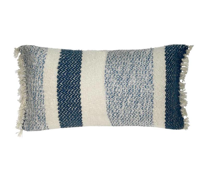 Berber grainy blue cushion - Malagoon - Malagoon