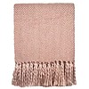 Marble pink throw