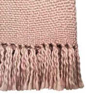 Marble pink throw