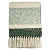 Berber grainy green throw