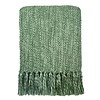 Marble green throw