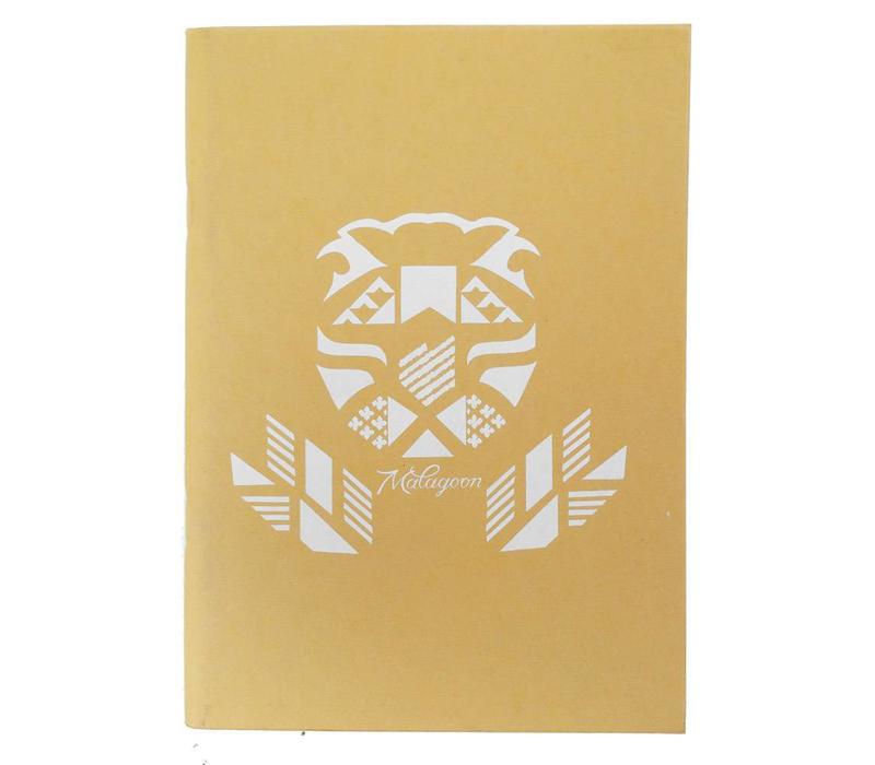 Lion yellow notebook