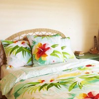 Pacific flower duvet cover