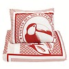 Tucan red duvet cover