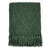 Marble jungle green throw
