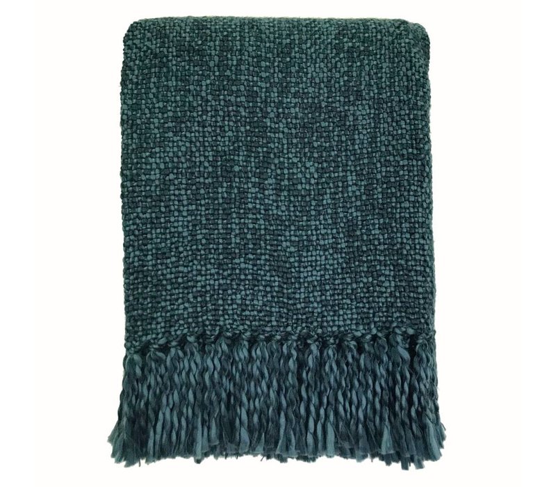 Marble dark blue throw