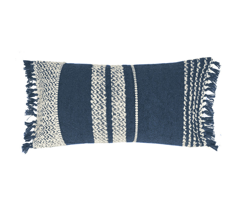 Berber dark blue cushion