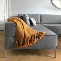 Inca yellow solid throw (NEW)