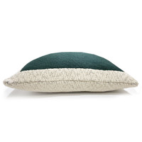 Solid knitted poster cushion green (NEW)