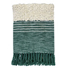 Tribal green throw (NEW)