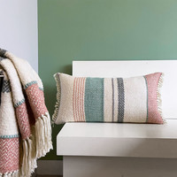 Multicolor pastel boucle cushion (NEW)