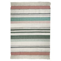 Multicolor pastel boucle throw (NEW)