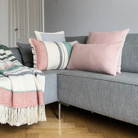 Multicolor pastel boucle throw (NEW)