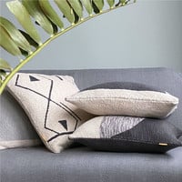 Sunset knitted cushion black (NEW)