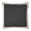 Solid knitted poster cushion black (NEW)