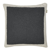 Solid knitted poster cushion black (NEW)