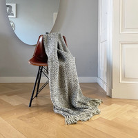 Sand beige throw