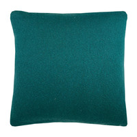 Ikat knitted cushion green (NEW)