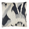 Ikat knitted cushion anthracite (NEW)