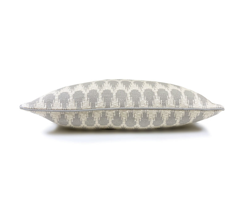 Botanic mini knitted cushion light grey (NEW)