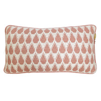 Botanic mini knitted cushion pink (NEW)