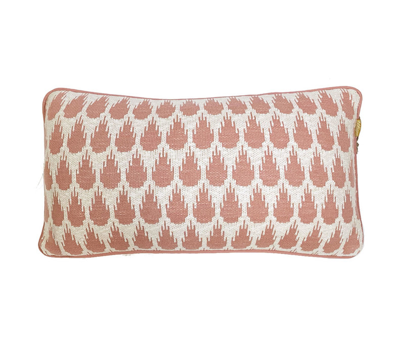 Botanic mini knitted cushion pink (NEW)