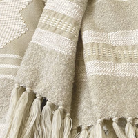 Craft offwhite throw (NEW)