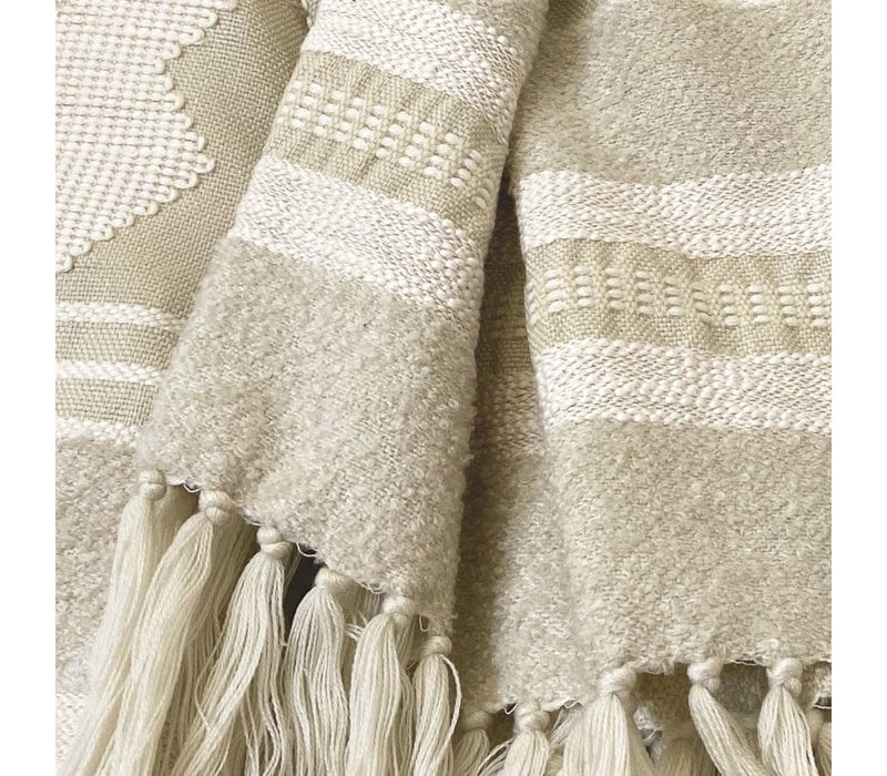 Craft offwhite throw (NEW)