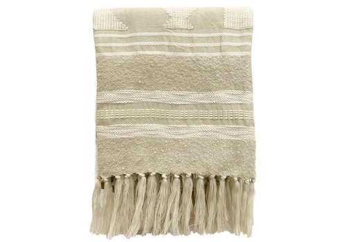 Craft offwhite throw (NEW)