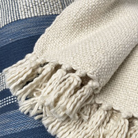 Clay white 100% cotton throw