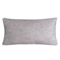 Magic violet double faced wool rectangle cushion